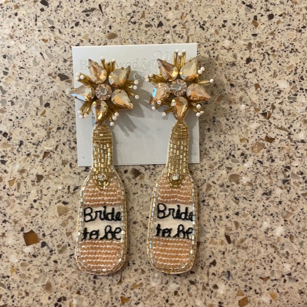 Bride to be earring!